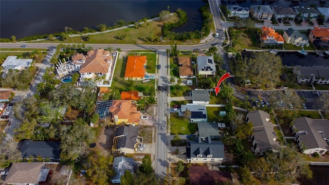 bird's eye view featuring a residential view