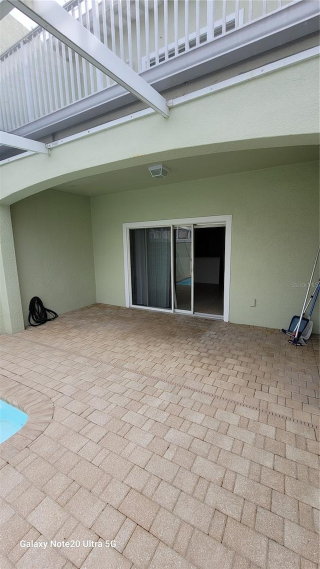 view of patio / terrace with visible vents