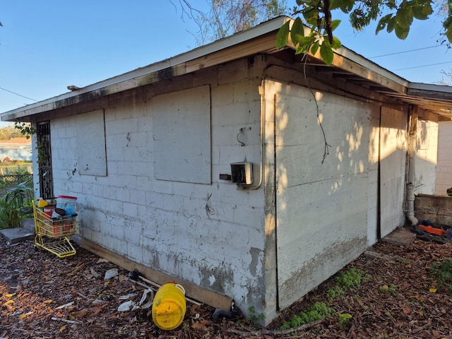 view of property exterior