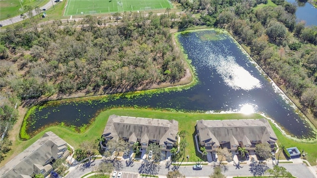 2824 Conch Hollow Dr, Brandon, FL 33511 - bird's eye view featuring a water view