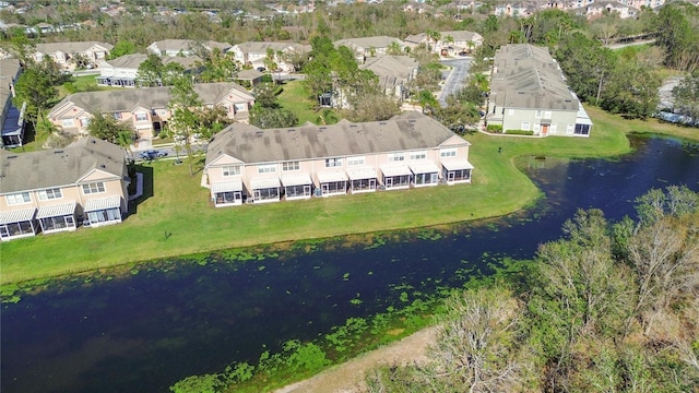 2824 Conch Hollow Dr, Brandon, FL 33511 - drone / aerial view with a water view and a residential view