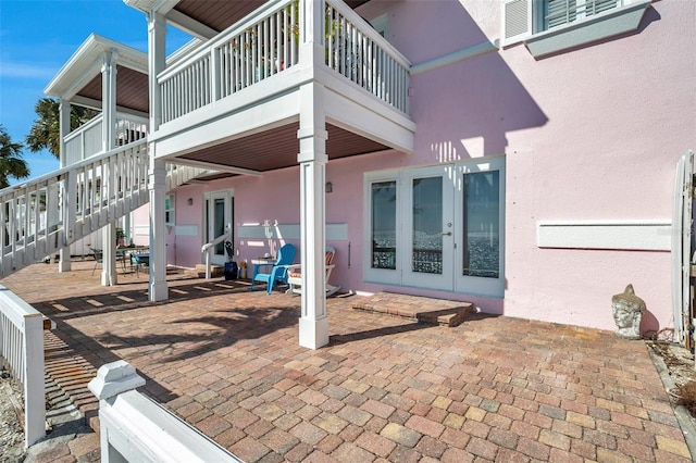 view of patio / terrace with french doors