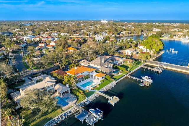 611 Brightwaters Blvd NE, Saint Petersburg, FL 33704 - drone / aerial view with a residential view and a water view