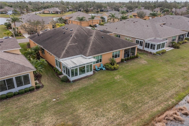 birds eye view of property featuring a residential view