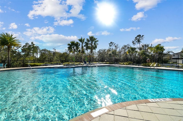 pool with fence