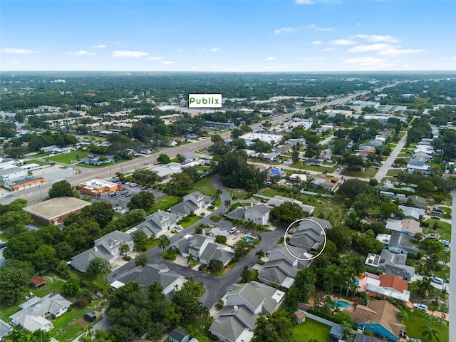 bird's eye view featuring a residential view