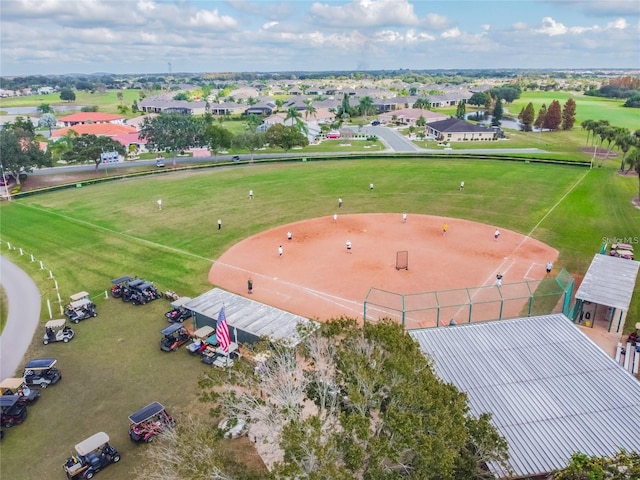 birds eye view of property featuring a residential view