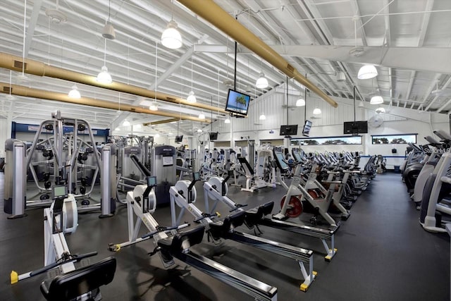 view of exercise room