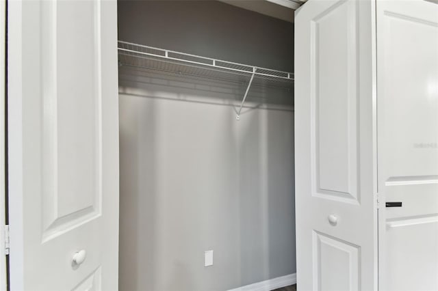 view of closet