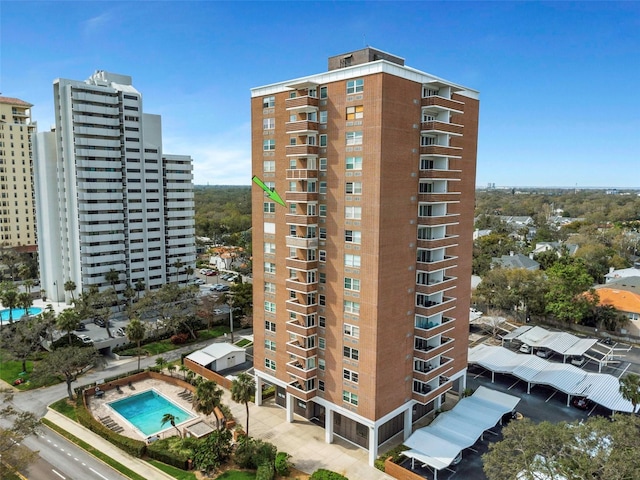 view of property featuring a view of city