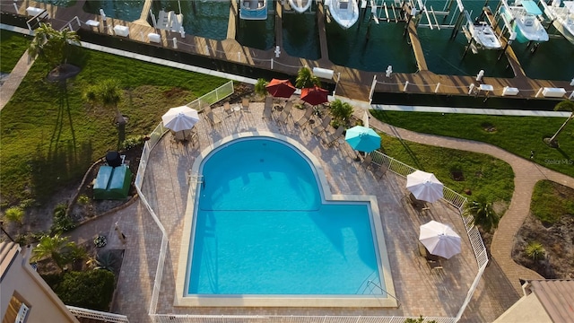 community pool featuring a patio