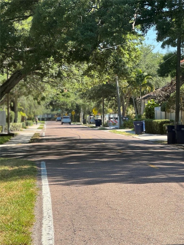 view of road