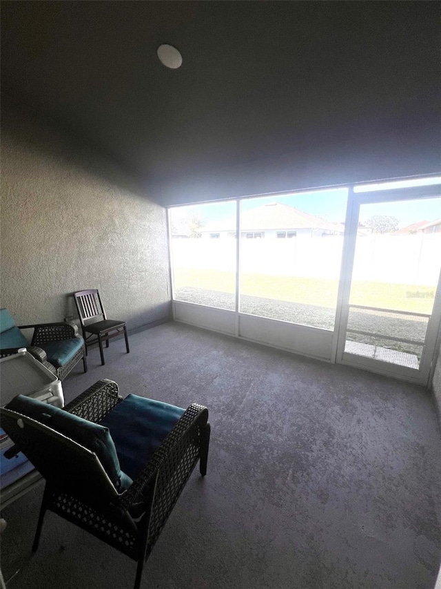 sunroom / solarium with plenty of natural light