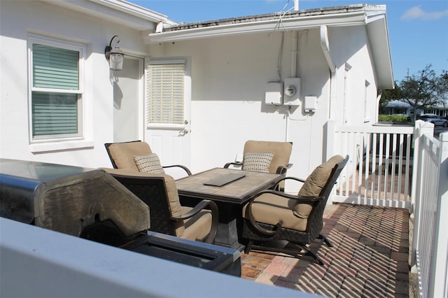 view of patio / terrace with outdoor dining area