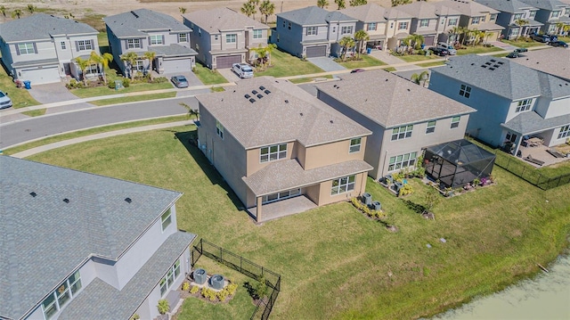 bird's eye view featuring a residential view