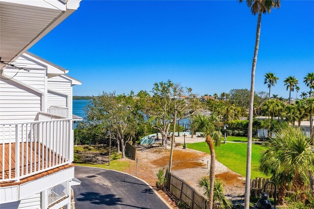 125 Shoals Cir N, Redington Beach, FL 33708 - view of road featuring street lights and a water view