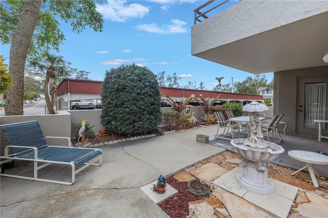 view of patio / terrace with outdoor dining space