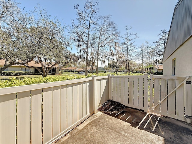 balcony featuring a residential view