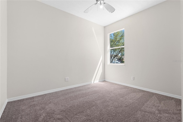 11611 Jordans Landing Ct, Riverview, FL 33569 - carpeted empty room with a ceiling fan and baseboards