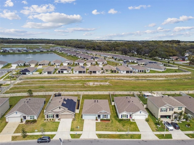 8034 Broad Pointe Dr, Zephyrhills, FL 33540 - aerial view of residential area featuring a nearby body of water