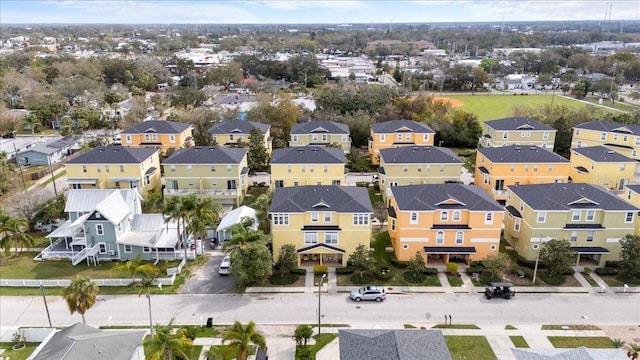 bird's eye view featuring a residential view