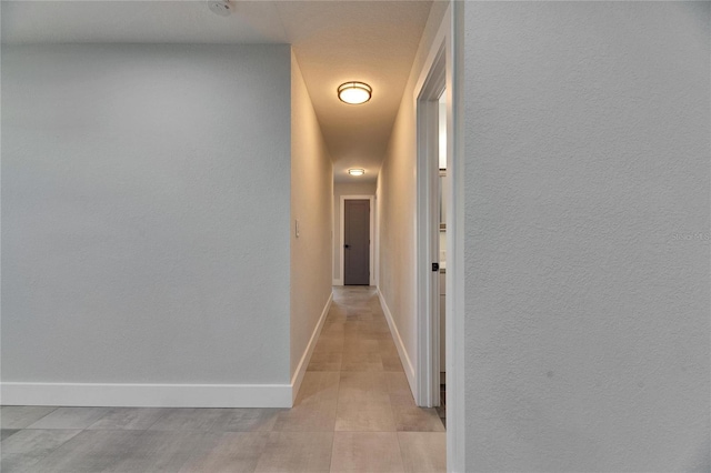 hallway with baseboards