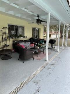 view of patio featuring outdoor lounge area