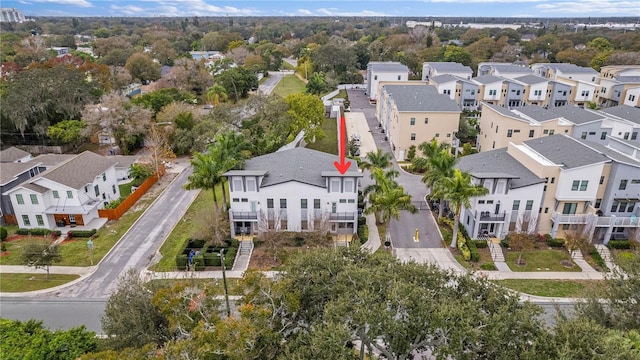 1110 25th St N, Saint Petersburg, FL 33713 - birds eye view of property with a residential view