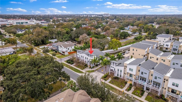 1110 25th St N, Saint Petersburg, FL 33713 - bird's eye view with a residential view