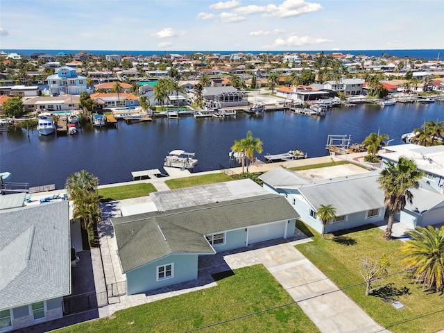 5321 Bowline Bnd, New Port Richey, FL 34652 - aerial view of residential area featuring a large body of water