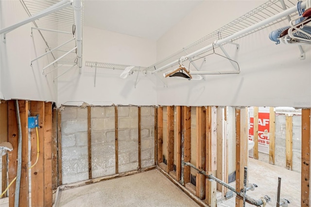 view of storage