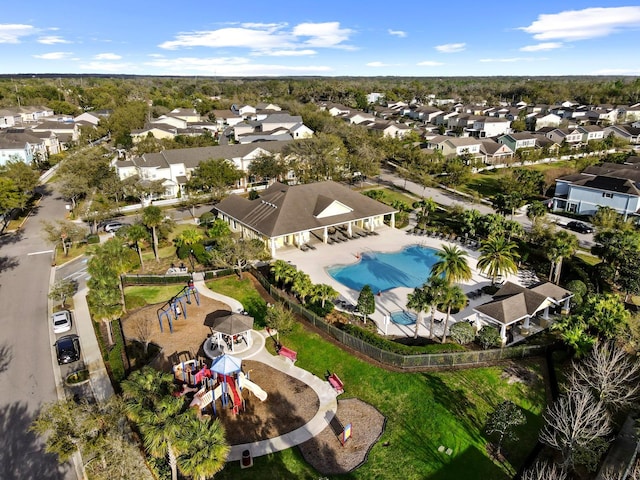 6157 Castleton Hollow Rd, Riverview, FL 33578 - view of property location featuring nearby suburban area and a pool