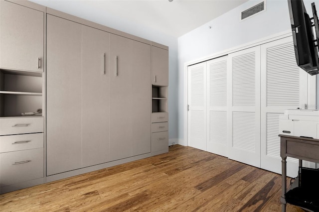 closet featuring visible vents