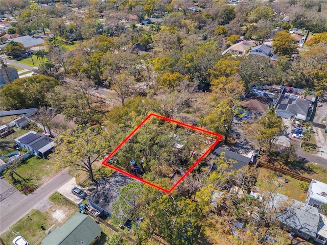 drone / aerial view featuring a residential view