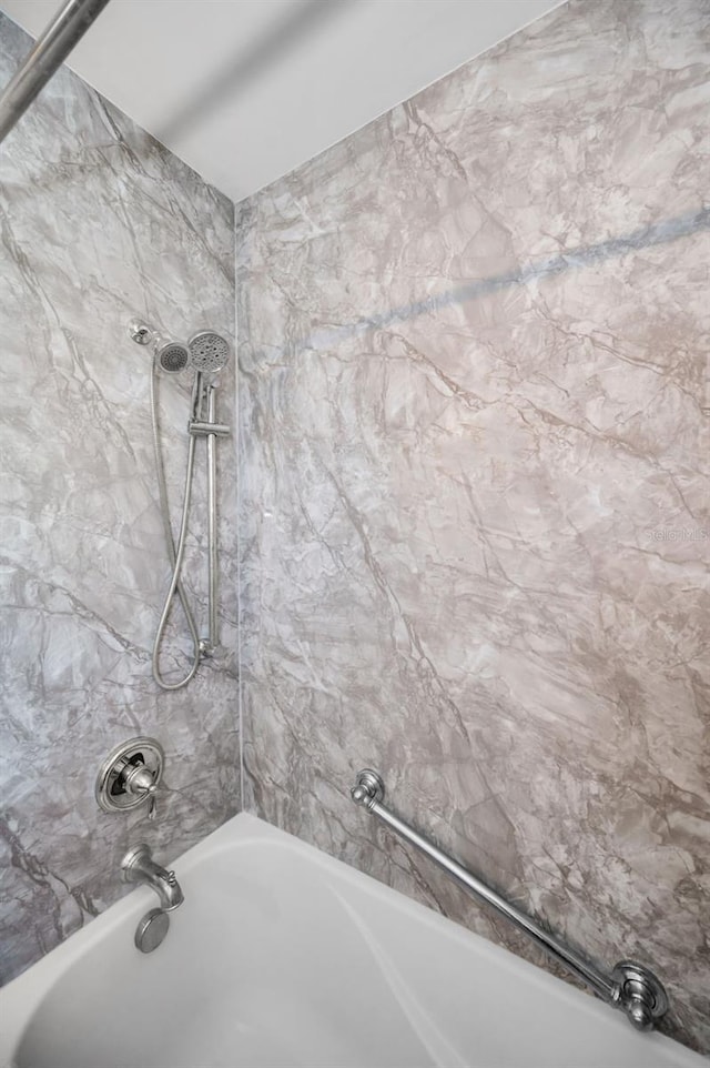 bathroom featuring shower / bathing tub combination