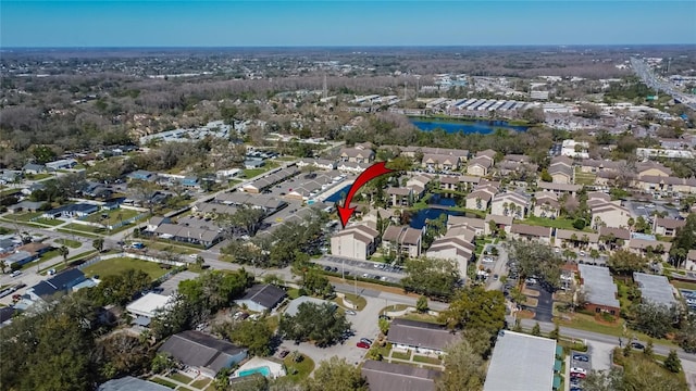 bird's eye view featuring a residential view