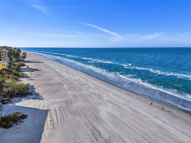 water view featuring a view of the beach