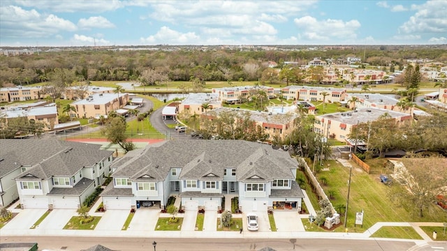 birds eye view of property featuring a residential view