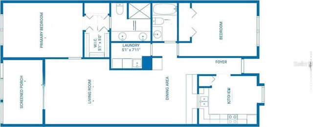 860 Glen More Ct Unit B, Palm Harbor, FL 34684 - floor plan