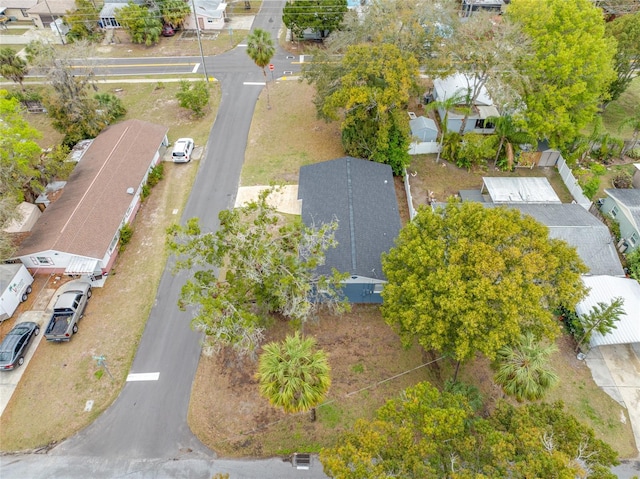 bird's eye view featuring a residential view