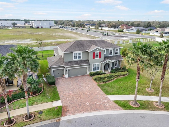 bird's eye view featuring a residential view