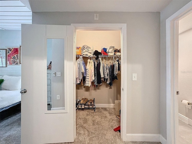 view of closet