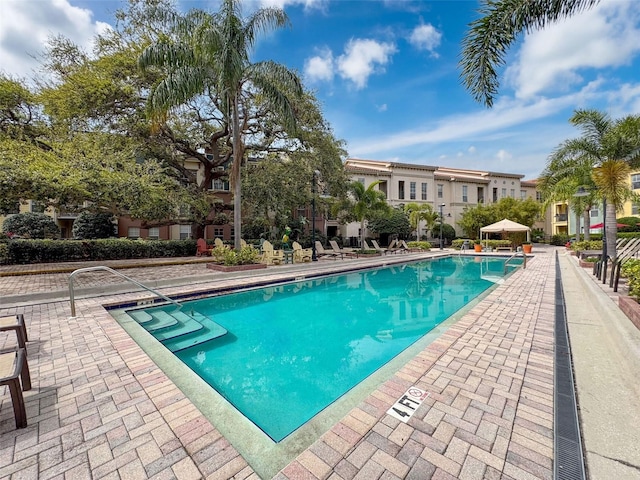 community pool featuring a patio