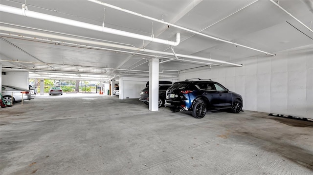 view of parking deck