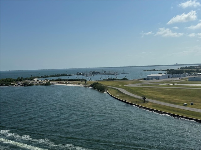 view of water feature