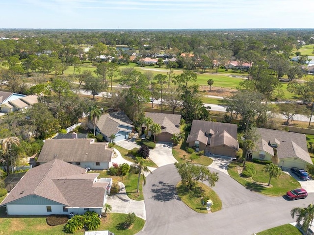 bird's eye view featuring a residential view