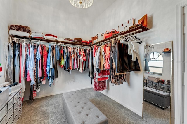 14247 Spanish Wells Dr, Hudson, FL 34667 - walk in closet featuring carpet