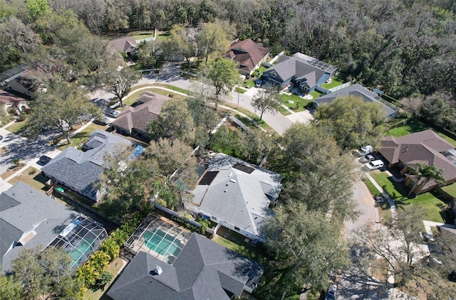 birds eye view of property featuring a residential view