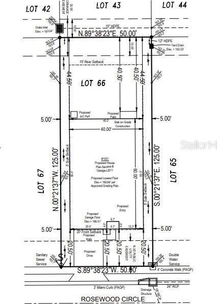 1931 Rosewood Cir, Lakeland, FL 33810 - survey map / technical document