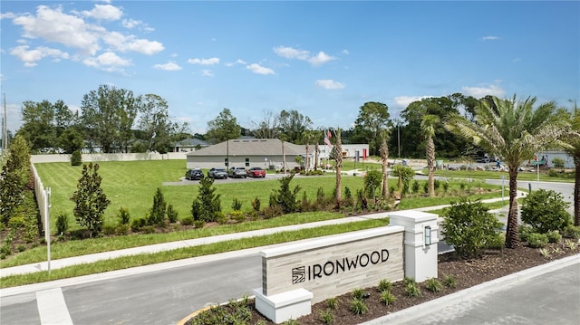 1931 Rosewood Cir, Lakeland, FL 33810 - community sign featuring a lawn